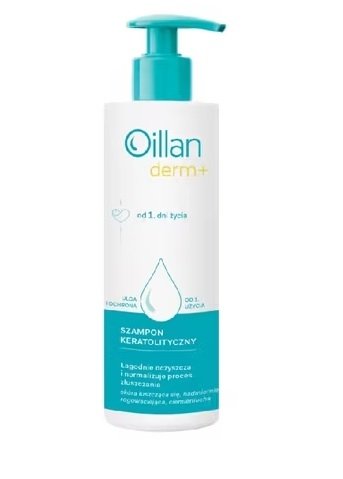 Oillan Derm+ Szampon keratolityczny, 180 ml
