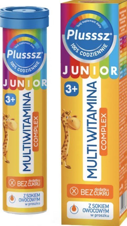 Plusssz Junior Multiwitamina Complex 20 tabletek musujących