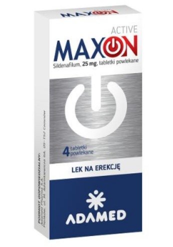 MAXON ACTIVE na potencję 4 tab. 25mg