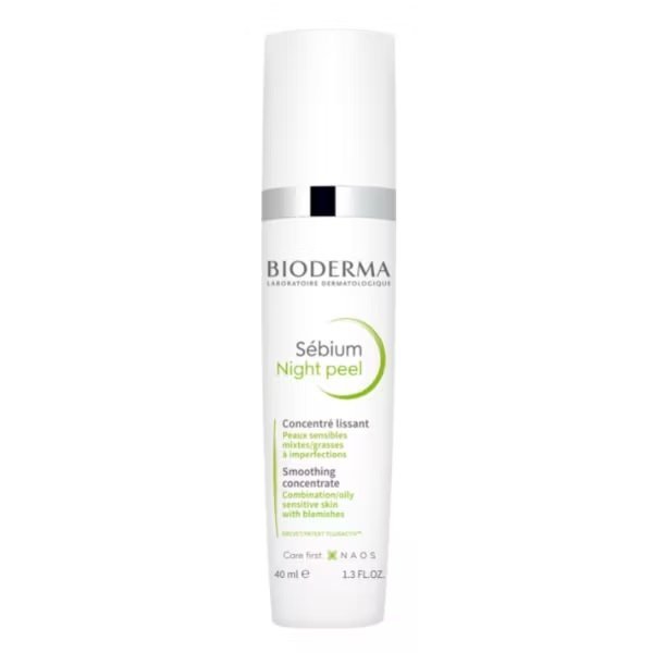 Bioderma Sebium Night Peel Delikatny Peeling do Twarzy 40ml