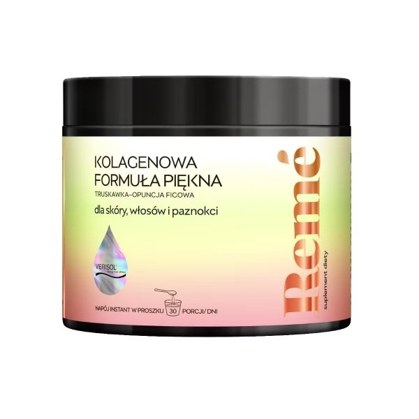 Remé Kolagenowa Formuła Piękna Truskawka i Opuncja Figowa 150g