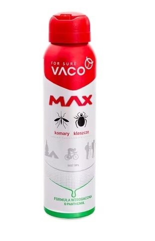 Vaco Max, spray na komary i kleszcze, 100 ml