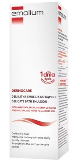 Emolium Dermocare, emulsja do kąpieli od 1. dnia życia, 200 ml