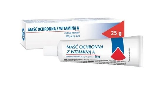 HASCO Maść ochronna z witaminą A 800 j.m./g, 25 g
