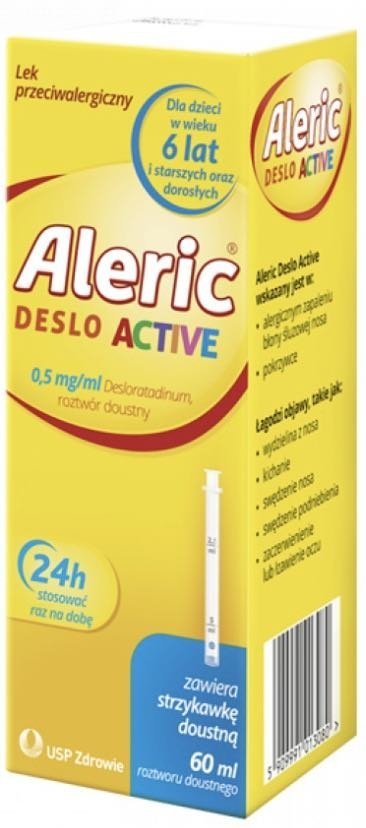 Aleric Deslo 0,5 mg/ml roztwór doustny 60 ml