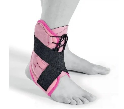 Stabilizator stawu skokowego, różowy, rozmiar S