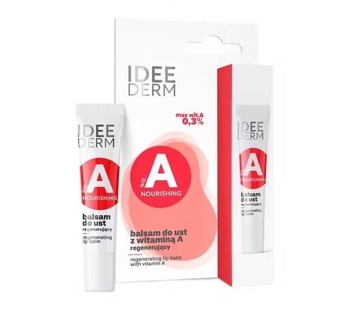 Idee Derm Regenerujący balsam do ust z witaminą A, 12 ml