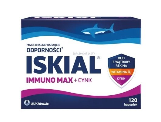 ISKIAL immuno MAX + cynk x 120 kapsułek