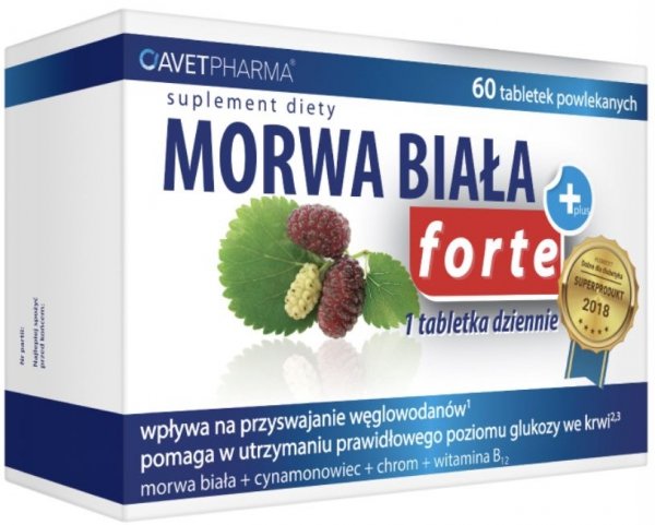 Morwa Biała Plus Forte 60 tabletek