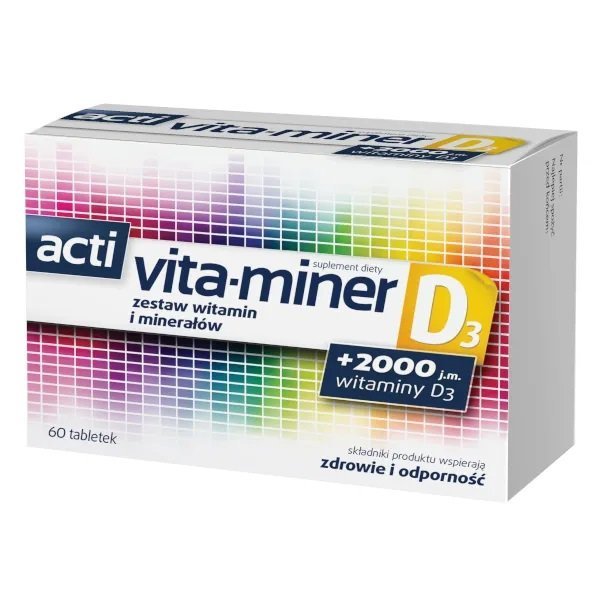 Acti Vita-Miner D3 60 tabletek