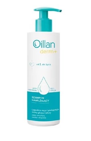 Oillan Derm+ Szampon nawilżający, 180 ml