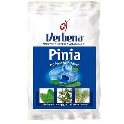 VERBENA Pinia Cukierki ziołowe z Vit.C 60g