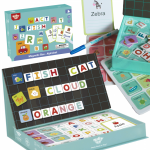 TOOKY TOY Układanka Puzzle Montessori Alfabet dla Dzieci Nauka Literek Pisania 151 el.