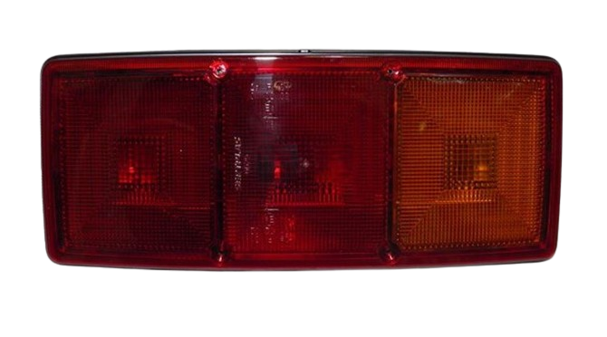 LAMPA ZESPOLONA 3-SEGMENTY LEWA CZERWONA
