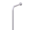 Uchwyt WC dla Niepełnosprawnych mocowany do podłi-ścia prawy 70cm biały fi32 + MASKOWNICE