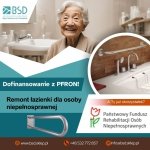 Remont łazienki dla osoby niepełnosprawnej z dofinansowaniem z PFRON – krok po kroku 