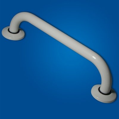 Uchwyt Prosty dla Niepełnosprawnych 50cm biały fi32 + MASKOWNICE