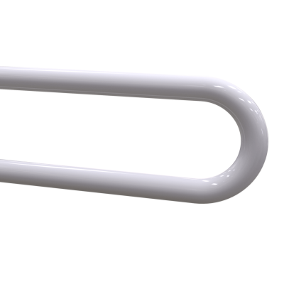 Uchwyt Umywalkowy dla Niepełnosprawnych 70cm biały fi32 + MASKOWNICE