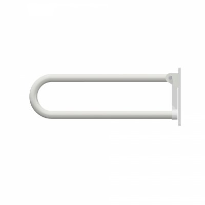 Uchwyt Uchylny dla Niepełnosprawnych 85cm biały fi32+MASKOWNICE