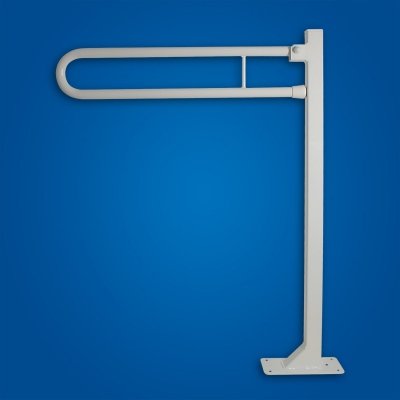 Uchwyt Uchylny WC Wolnostojący dla Niepełnosprawnych 70 cm biały fi25
