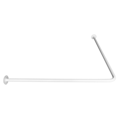 Drążek kątowy zasłony prysznicowej 80/80cm biały fi25