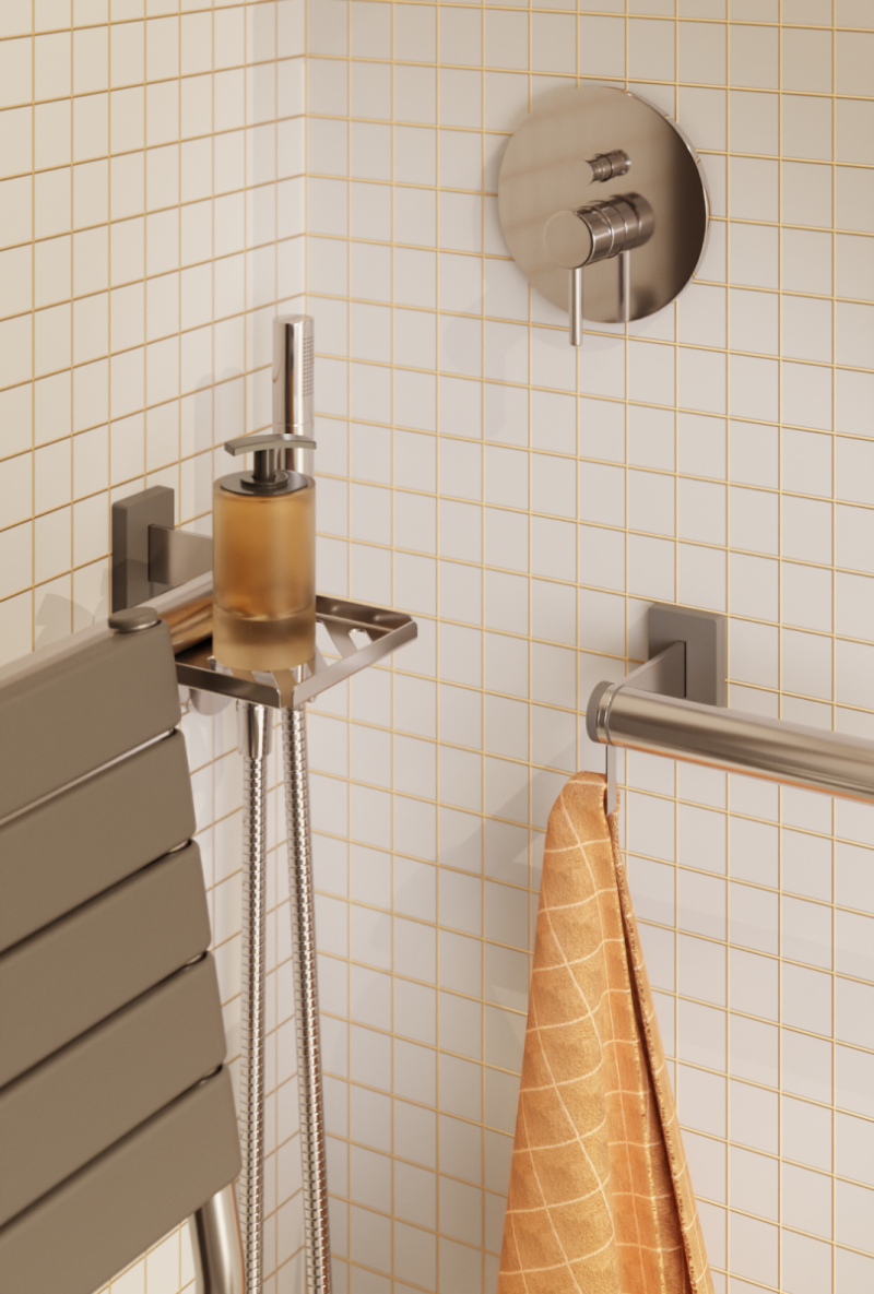 Poręcz prosta dla Niepełnosprawnych stal nierdzewna 160 cm fi 32mm