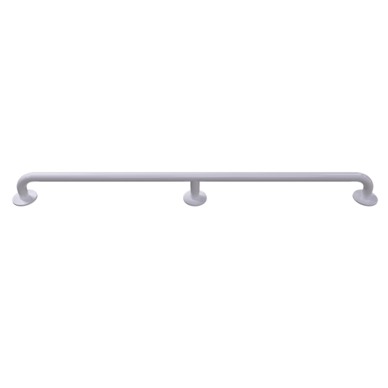 Uchwyt Prosty dla Niepełnosprawnych 110cm biały fi32 + MASKOWNICE