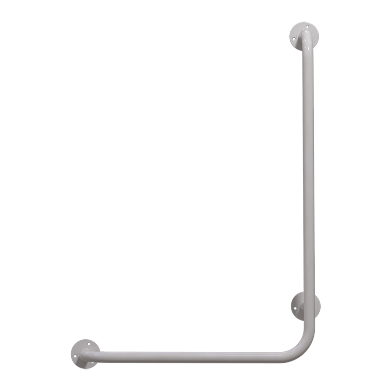 Uchwyt Kątowy dla Niepełnosprawnych prawy 80/40cm biały fi25