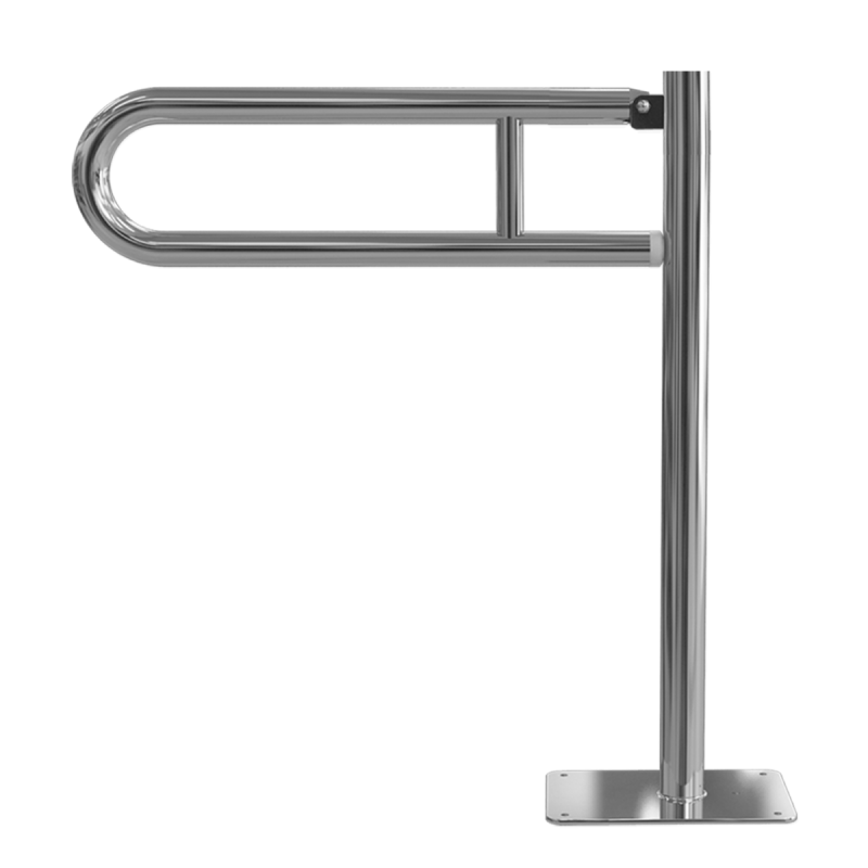 Uchwyt Uchylny WC dla Niepełnosprawnych wolnostojący 85cm stal nierdzewna fi32