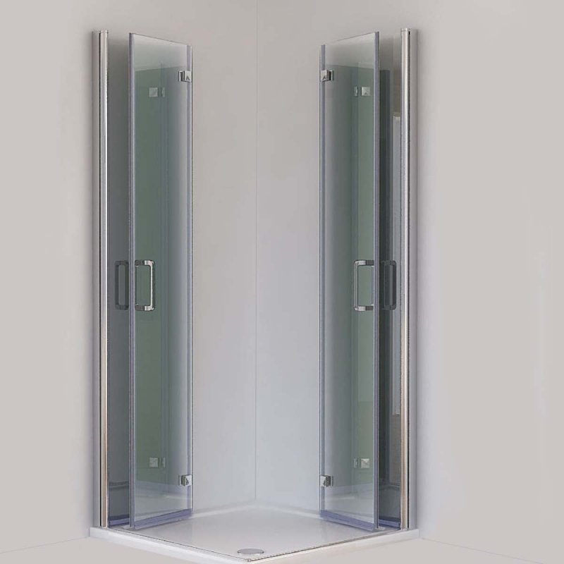 Kabina prysznicowa dla osób Niepełnosprawnych 120x80 cm narożna z drzwiami łamanymi składanymi na ścianę,