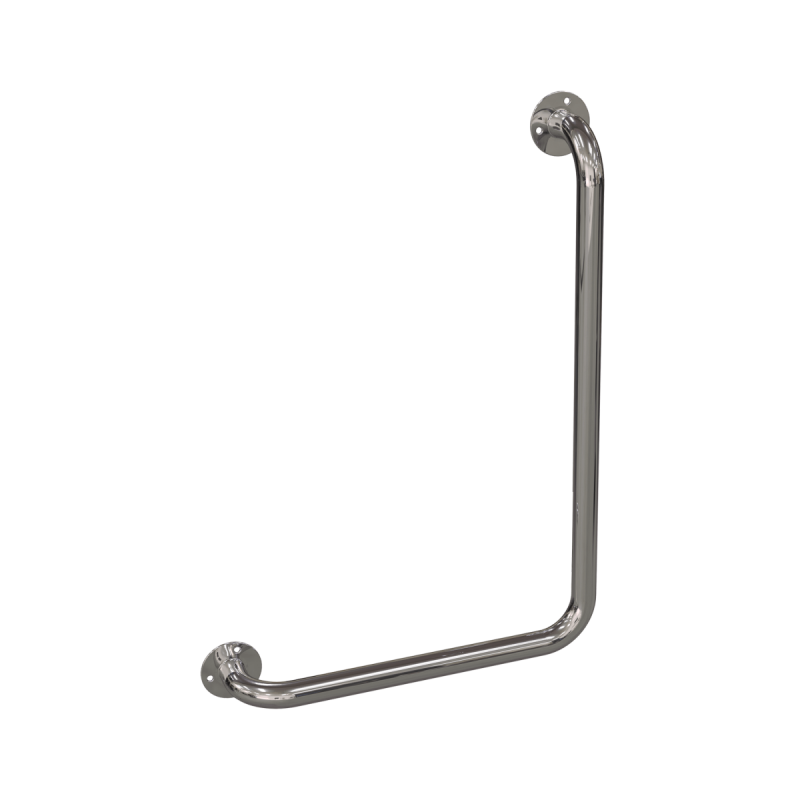 Uchwyt Kątowy dla Niepełnosprawnych prawy 60/30cm stal nierdzewna fi32