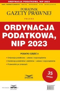 Ordynacja podatkowa NIP 2023 
