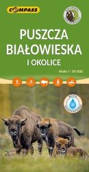 Puszcza Białowieska i okolice mapa laminowana