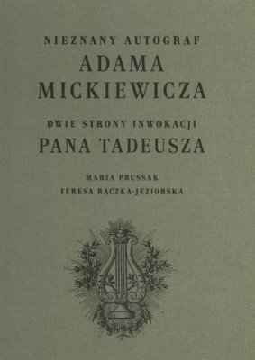 Nieznany autograf Adama Mickiewicza