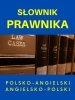 Słownik prawnika polsko-angielski angielsko-polski 