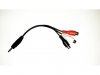 Kabel Przejściówka z jack 3,5mm / 3 RCA CHINCH AV