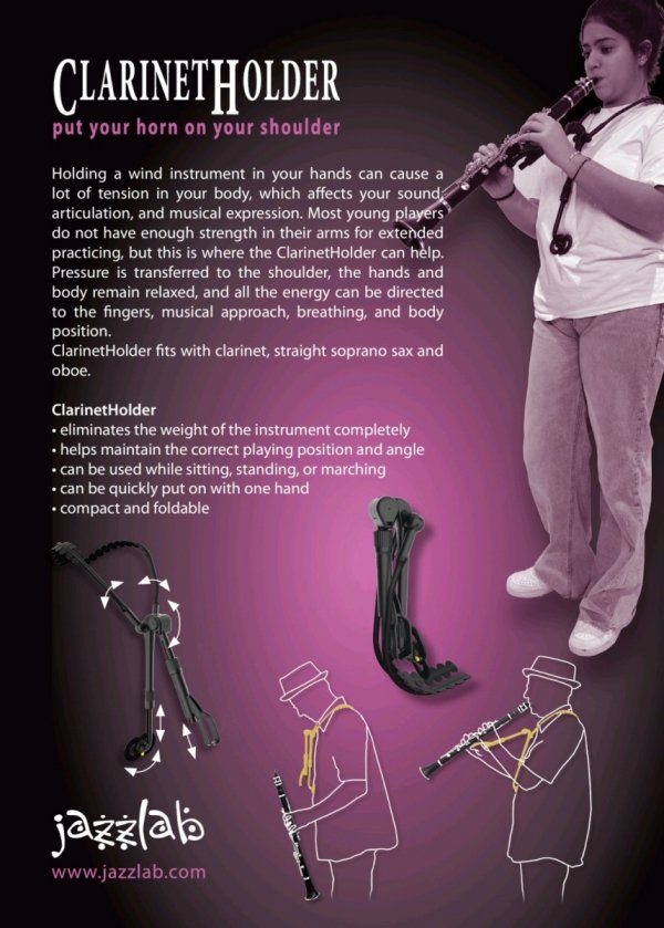 Szelki Jazzlab Clarinet Holder obój