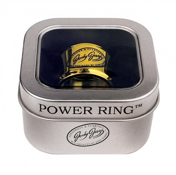 Ligaturka do saksofonu barytonowego JodyJazz Power Ring gold plated