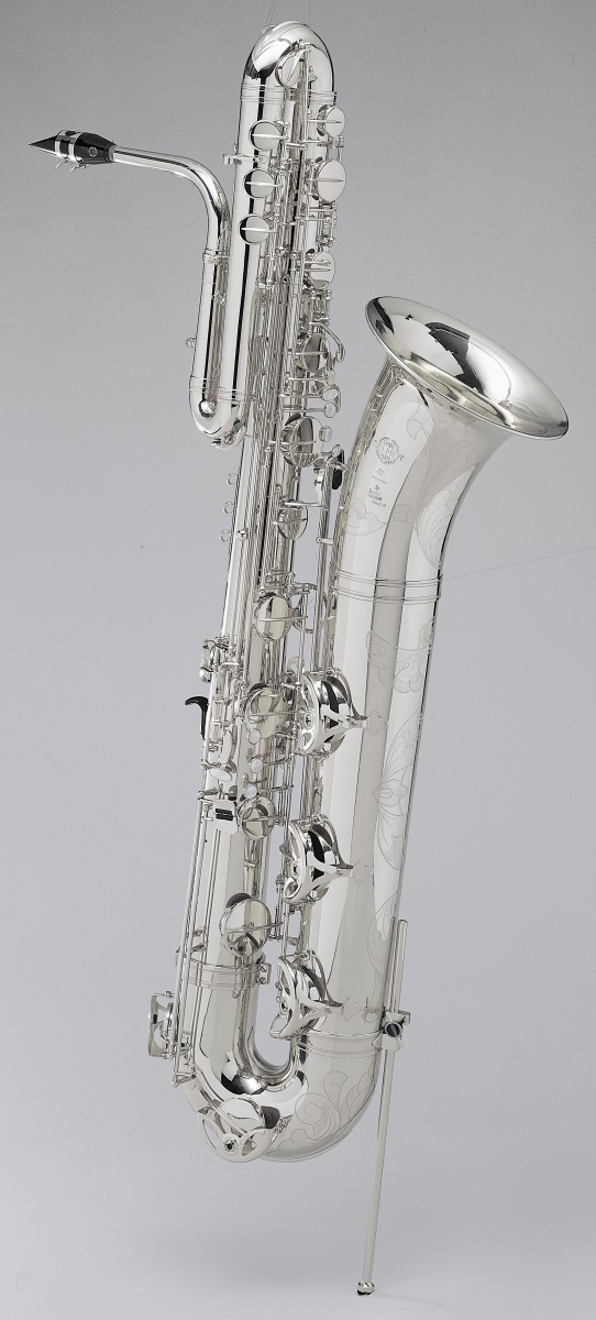 Saksofon basowy Henri Selmer Paris Super Action 80/Serie II AG silver plated