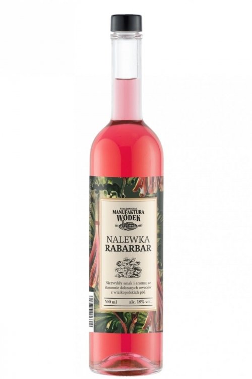 Nalewka RABARBAR - nalewka z rabarbaru 0,5l