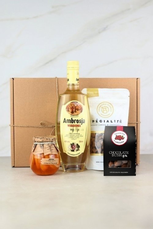 Zestaw prezentowy z likierem &quot;Słoneczny koszyczek&quot;