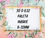 3D D 0.12 -PALETA 6-12MM WĄSKIE XL