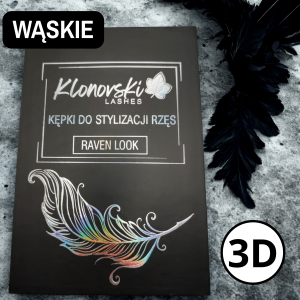 3D C CC D 0,07 6-12 mm  RAVEN LOOK Paleta Mix 2320 kępek WĄSKIE
