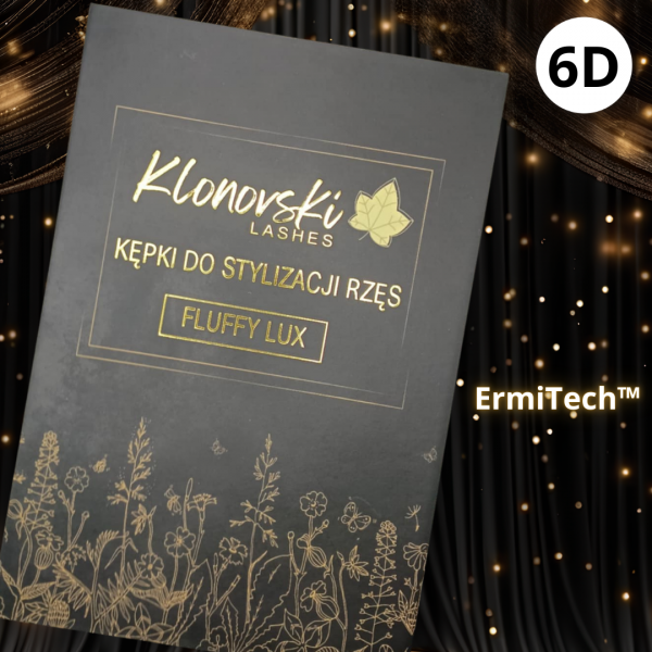 6D C 0,07 6-12 mm  FLUFFY LUX Paleta Mix 600 kępek 