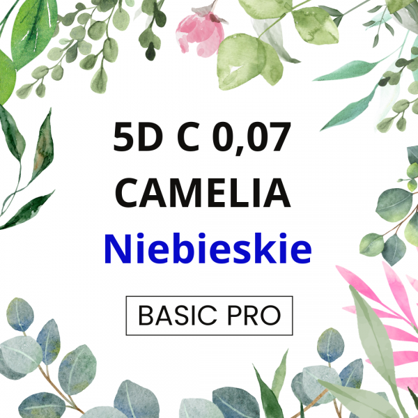 5D C 0,07 6-12mm BasicPro Paleta Mix CAMELIA NIEBIESKIE