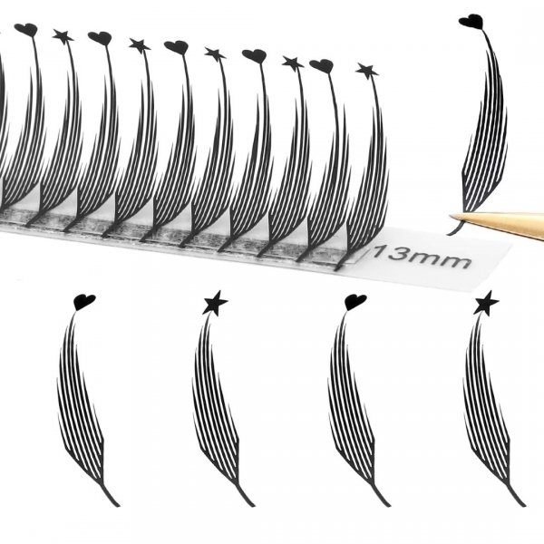 Gotowe kępki cięte laserowo LaserCUT - nr 6 (8-14mm)