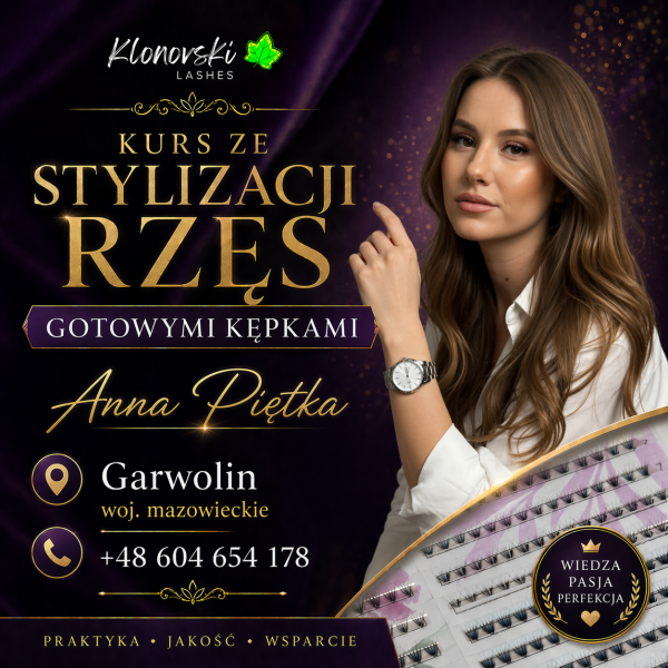 GARWOLIN - SZKOLENIE 5 DNIOWE  - 3 DNI TEORII ONLINE + PRAKTYCZNY WEEKEND - termin do ustalenia z Anną