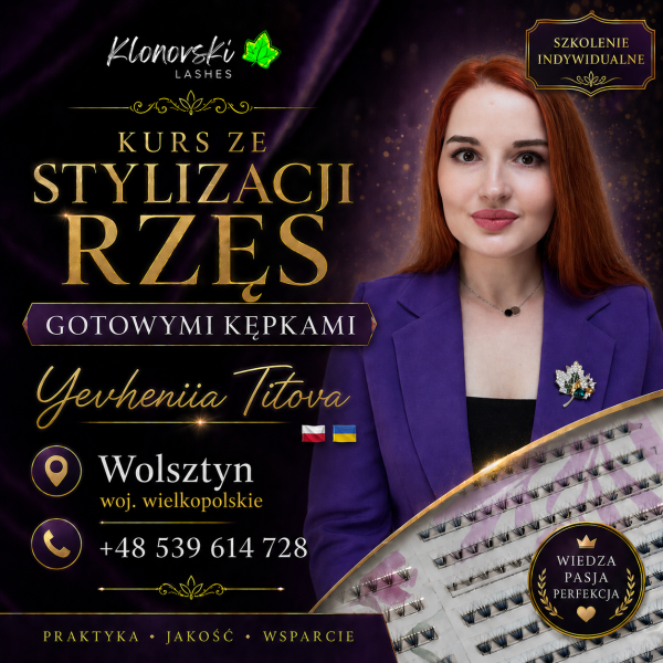 WOLSZTYN - SZKOLENIE 5 DNIOWE  - 3 DNI TEORII ONLINE + PRAKTYCZNY WEEKEND - SZKOLENIE INDYWIDUALNE - termin do ustalenia z Yevheniią
