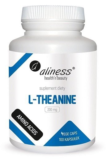 Aliness L-Theanine 200 mg suplement diety x 100 kapsułek VEGE