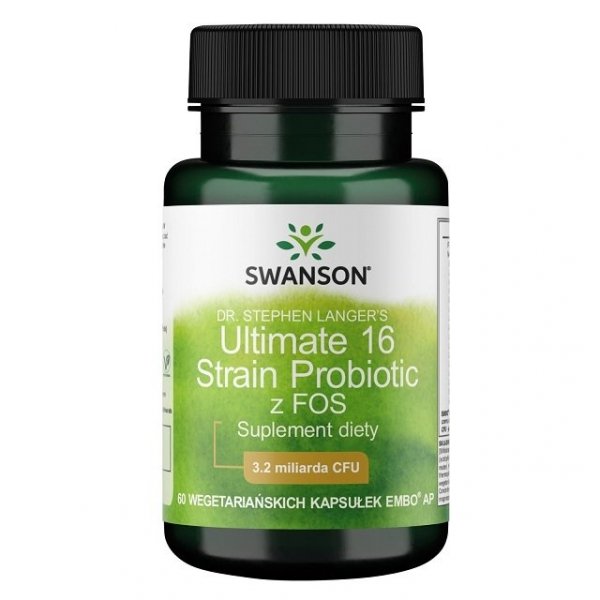 Swanson Ultimate 16 strain formula suplement diety probiotyki 16 szczepów  